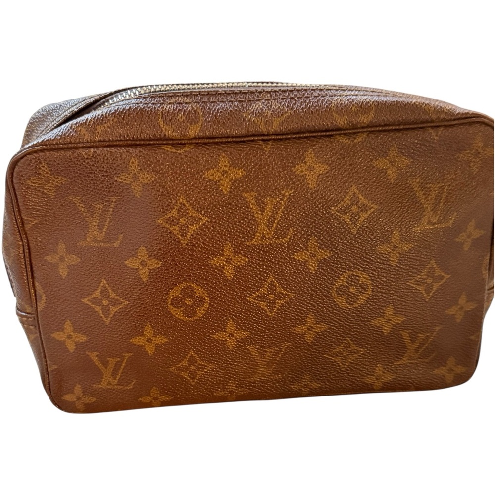 Louis Vuitton Vintage Monogram Trousse Toilette 28 Cosmetic Makeup Toiletry Bag - Picture 2 of 12